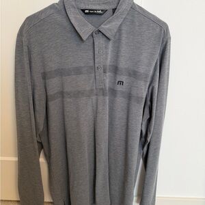 Travis Mathew Charcoal Polo Shirt